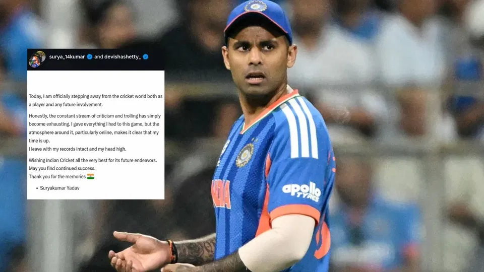 Suryakumar Yadav Announces Retirement? news